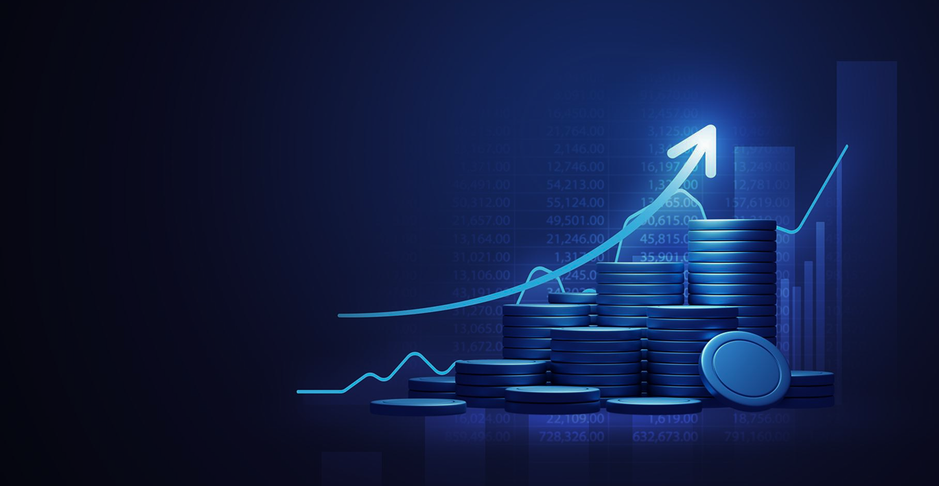 Graphique de croissance financière